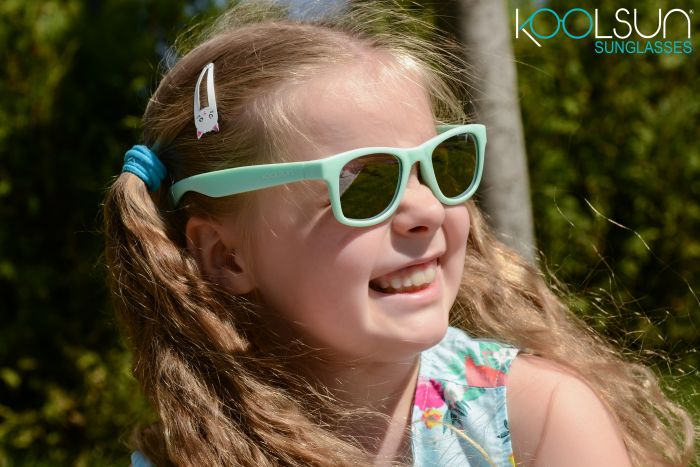 Дитячі сонцезахисні окуляри Koolsun Wave, 3-10р, м'ятний