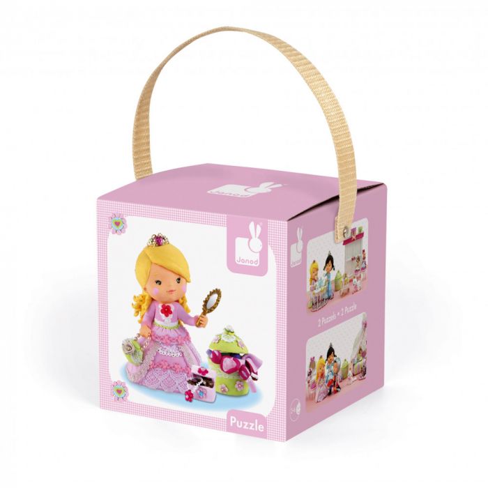 Набір з 2 пазлів Janod Роза грає принцесу 60ел