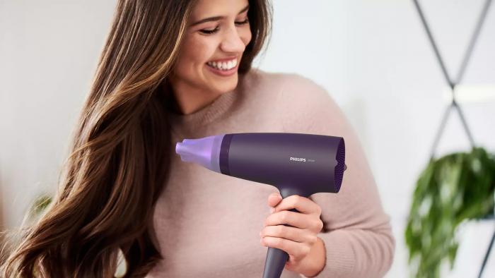 Фен Philips 3000 Series, 2100Вт, 3 режими, хол. обдув, ліловий