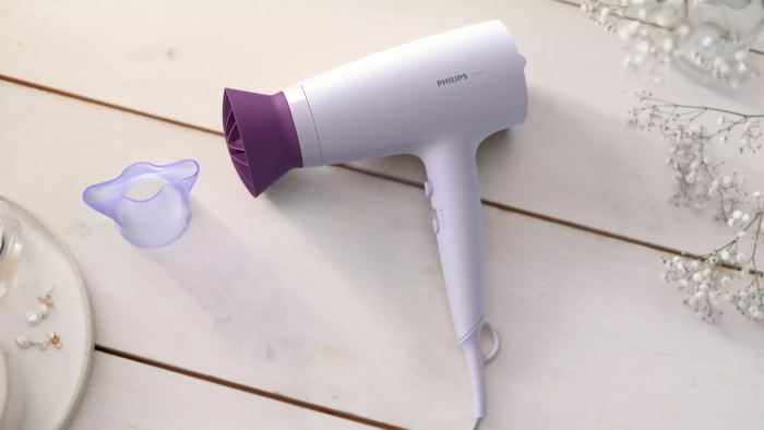 Фен Philips 3000 Series, 2100Вт, 3 режими, хол. обдув, ліловий