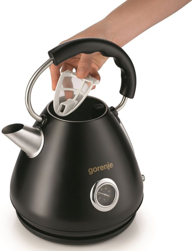 Електрочайник Gorenje 1.7л, пластик, чорний