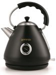 Електрочайник Gorenje 1.7л, пластик, чорний