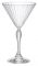 Набір келихів для мартіні Bormioli Rocco America '20s, 245мл, h180мм, 6шт, скло, прозорий