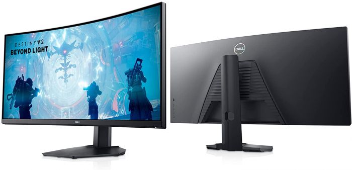 Монітор DELL 34" S3422DWG 2xHDMI, DP, USB, Audio, VA, 3440x1440, 21:9, 144Hz, 1ms, CURVED, FreeSync, HDR400