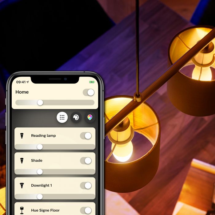 Лампа розумна Philips Hue E14, 5.5W(40Вт), 2700K, White, ZigBee, Bluetooth, димування