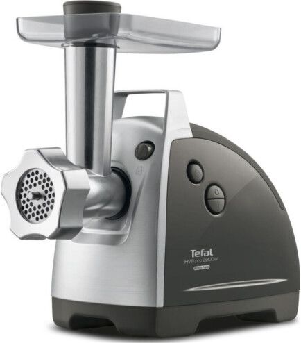 М'ясорубка Tefal HV8 Successor, 2200Вт, 4.5кг/хв, 3 решітки, насадка для ковбас, кеббе, 4 терки, пластик/метал, чорний
