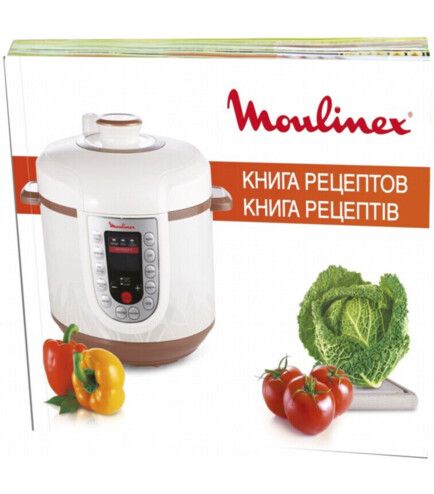Мультиварка-скороварка Moulinex, 1000Вт, чаша-5л, сенсорне керув., метал/пластик, бронзово-чорний