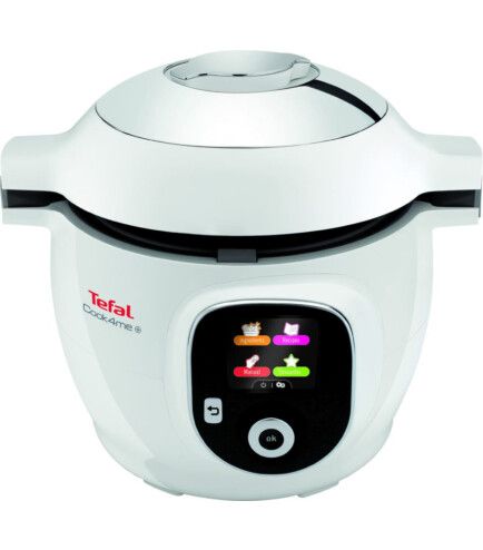 Мультиварка-скороварка Tefal Cook4Me +, 1600Вт, чаша-6л, електронне керув., пластик, білий