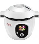 Мультиварка-скороварка Tefal Cook4Me +, 1600Вт, чаша-6л, електронне керув., пластик, білий