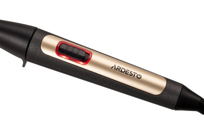 Плойка Ardesto HC-726G, 35Вт, D -13mm, >200С, для афрокудрів, кераміка, чорний
