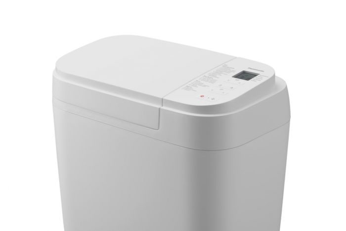 Хлібопічка Panasonic 550Вт, програм-21, макс.вага -1.25кг, форма-прямокутник, пластик, білий