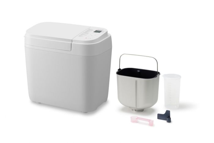 Хлібопічка Panasonic 550Вт, програм-21, макс.вага -1.25кг, форма-прямокутник, пластик, білий