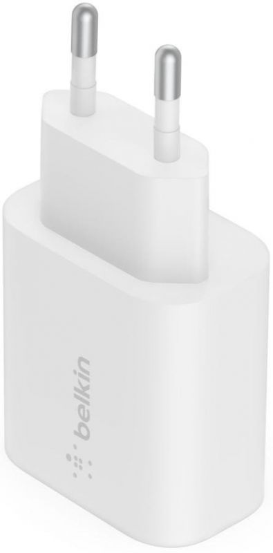 Зарядний пристрій мережевий Belkin 25Вт USB-С PD PPS, білий
