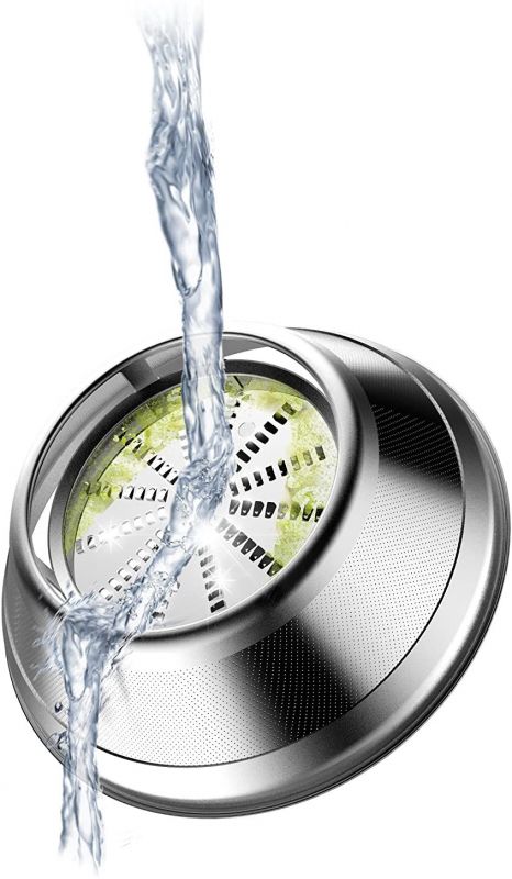 Соковитискач Philips Avance Collection відцентрований 1200Вт, чаша-1л, жмих-2.1л, жолоб на ціле яблуко, пластик/метал, сріблястий