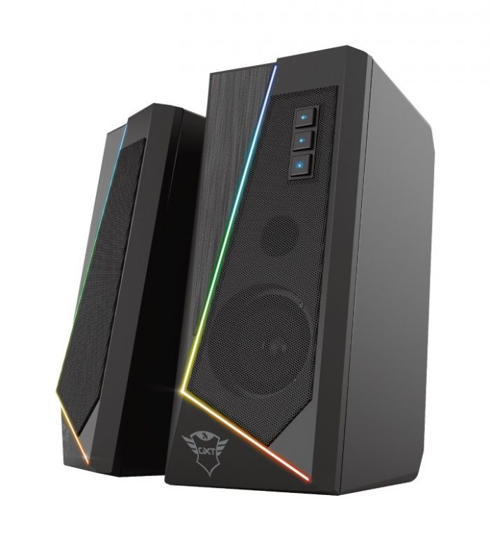 Акустична система Trust GXT 609 Zoxa 2.0, USB/AUX, RGB, чорний