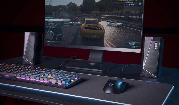 Акустична система Trust GXT 609 Zoxa 2.0, USB/AUX, RGB, чорний