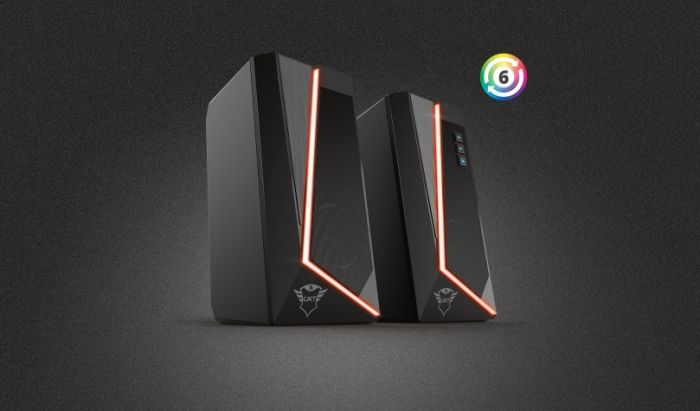 Акустична система Trust GXT 609 Zoxa 2.0, USB/AUX, RGB, чорний