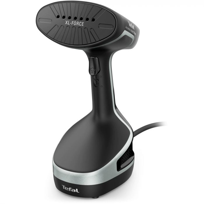 Відпарювач Tefal компактний Access Steam Force, 2000Вт, 200мл, постійна пара - 30гр, керам. підошва, чорно-сірий