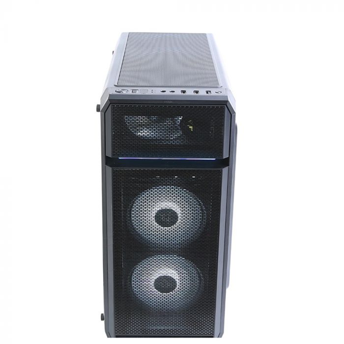 Корпус Zalman N5 OF без БЖ, 1xUSB3.0, 2xUSB2.0, 3x120мм white LED, VGA 365мм, LCS ready, Acrylic Side Panel, ATX, чорний