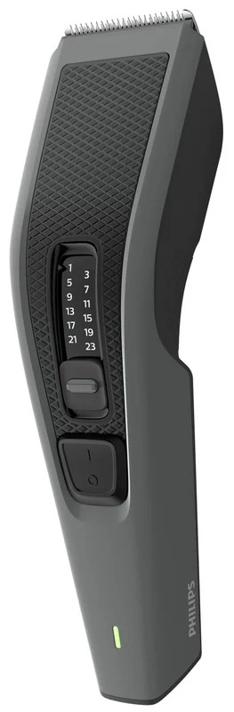 Машинка для стриження  Philips Series 3000, акум., роторний мотор, насадок-2, сталь, чорно-сірий