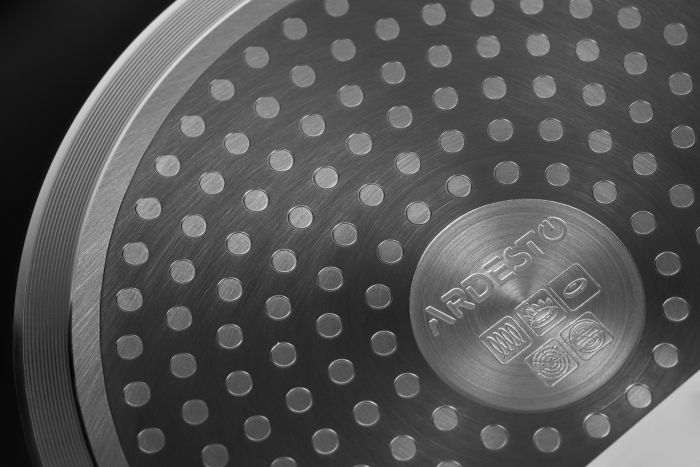 Сковорода Ardesto Gemini Trento, 24см, алюміній, чорний