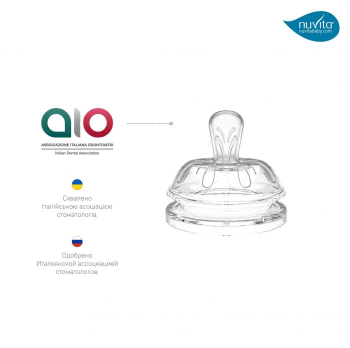 Пляшка для годування Nuvita Mimic Cool 250мл, 3міс+, антиколікова, чорний