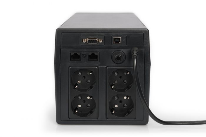 Джерело безперебійного живлення DIGITUS 2000VA/1200W, LCD, RJ45, RS232, USB, 4xSchuko