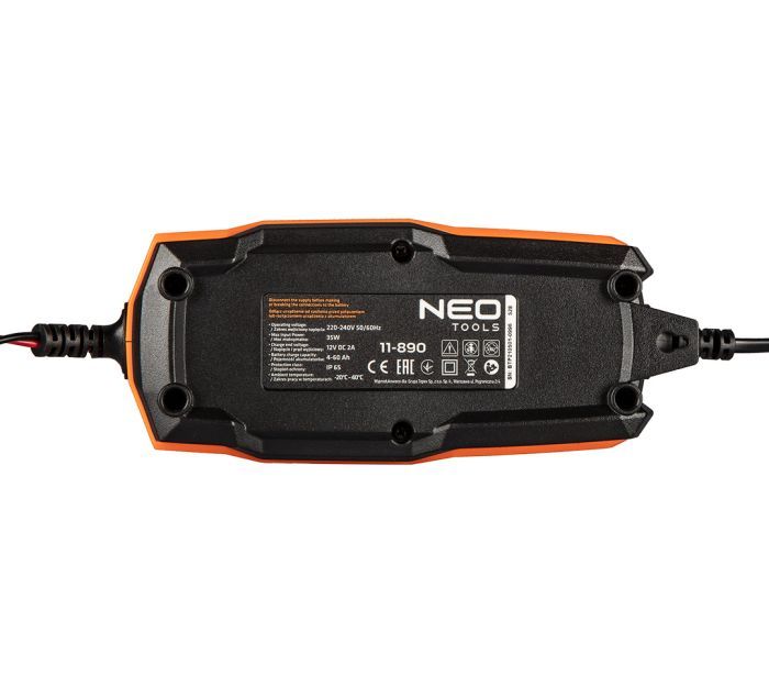 Зарядний пристрій Neo Tools, 2А/35Вт, 4-60А·год, для STD/AGM/GEL