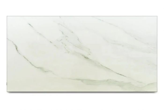 Керамічна панель TEPLOCERAMIC ІЧ + конвекція, 20м2, 1000Вт, електр. упр-ння, 120 х 60см, терморегулятор, білий мармур