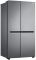 Холодильник LG SBS, 179x91х74, холод.відд.-414л, мороз.відд.-233л, 2дв., А+, NF, інв., диспл внутр., зона св-ті, сірий темний
