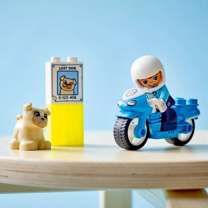 Конструктор LEGO DUPLO Town Поліцейський мотоцикл