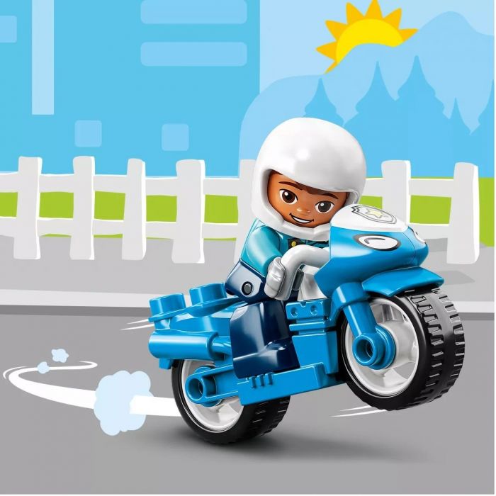 Конструктор LEGO DUPLO Town Поліцейський мотоцикл