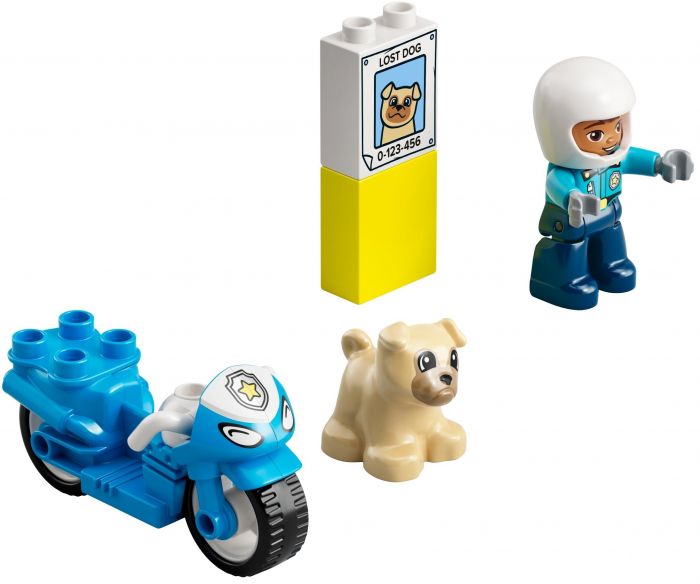 Конструктор LEGO DUPLO Town Поліцейський мотоцикл