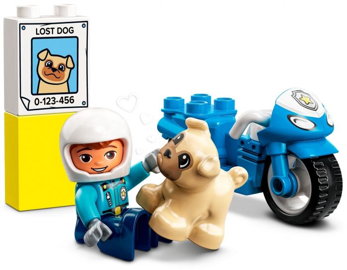 Конструктор LEGO DUPLO Town Поліцейський мотоцикл