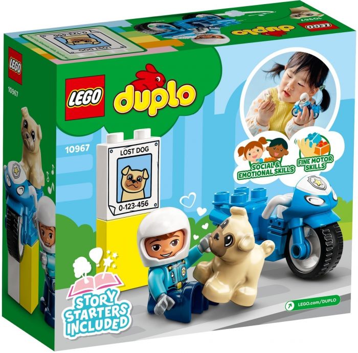 Конструктор LEGO DUPLO Town Поліцейський мотоцикл