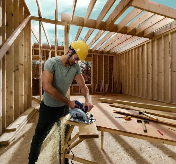 Пила дискова Bosch GKS 140 1400Вт 184мм 3.7кг 20мм + пиляльний диск Eco for wood