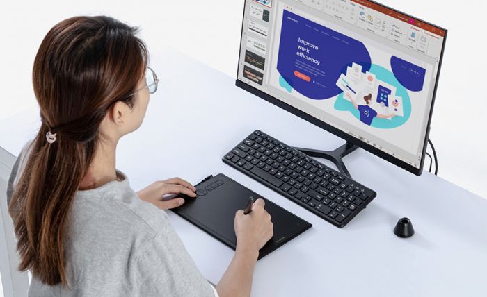 Графічний планшет Huion 8"x5" H580X, USB-C, чорний