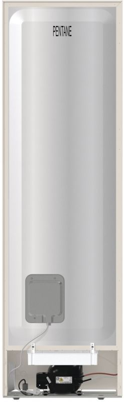 Холодильник з нижн. мороз. камерою Gorenje NRK6202AC4, 200х60х60см, 2 двері, 235( 96)л, А+, NoFrost+ , AdaptTech, Зона св-ті, LED Диспл зовнішній, ,бежевий