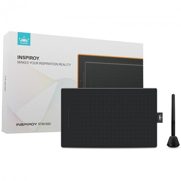 Графічний планшет Huion 8.7"x5.4" RTM-500, USB-C, чорний