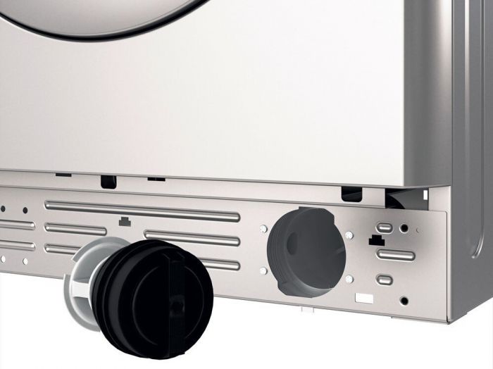 Пральна машина Indesit фронтальна, 7кг, 1200, A+++, 54см, дисплей, cріблястий