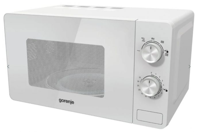 Мікрохвильова піч Gorenje, 20л, мех. управл., 800Вт, білий