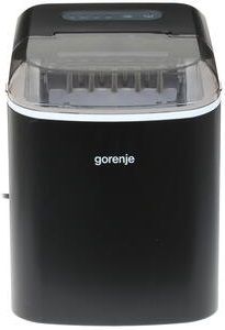 Льодогенератор побутовий Gorenje, 12кг/добу, 2.2л, дисплей, чорний