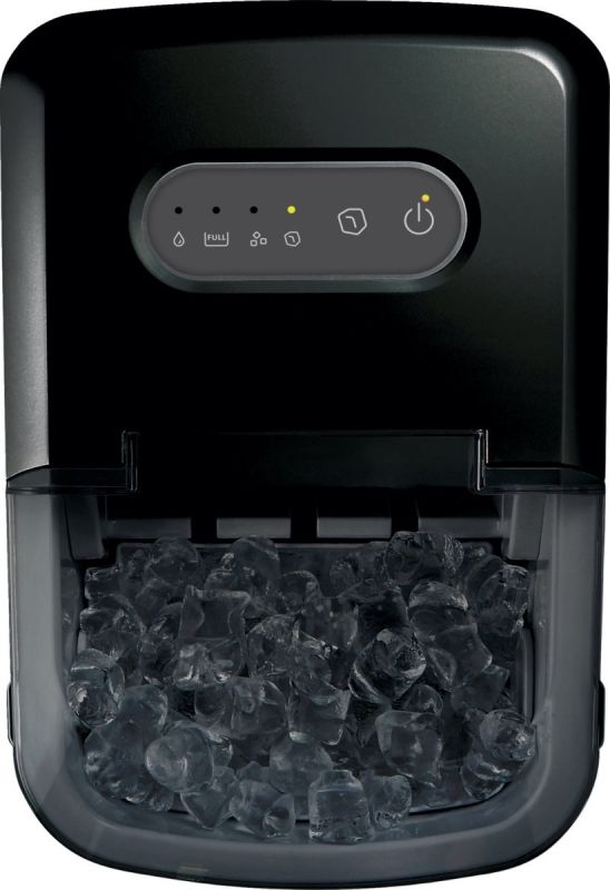 Льодогенератор побутовий Gorenje, 12кг/добу, 2.2л, дисплей, чорний