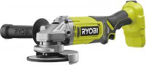 Шліфмашина кутова акумуляторна Ryobi ONE+ RAG18125-0 125мм 18В 9000об/хв 2.2кг без АКБ та ЗП