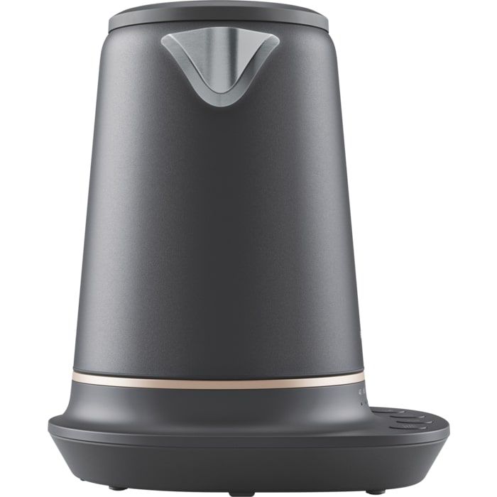 Електрочайник Electrolux 1.7л, Strix, метал, підтримка температури, чорний матовий
