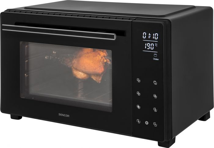 Піч електрична Sencor SEO, 35л, 1700 Вт, сенсорне., 30–230 °C, гриль, чорна