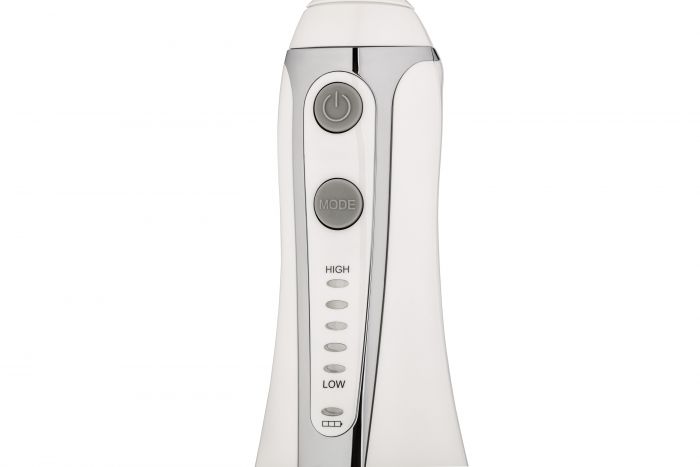 Іригатор Ardesto портативний, чаша 300 мл, Li-ion акум. в компл., чохол, 7 насадок, білий