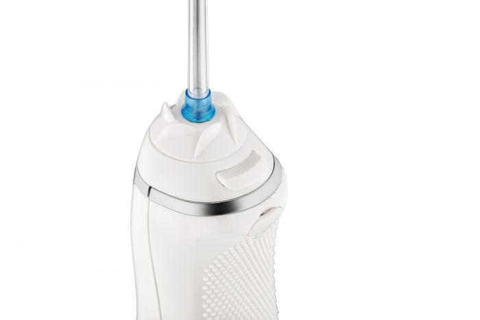 Іригатор Ardesto портативний, чаша 300 мл, Li-ion акум. в компл., чохол, 7 насадок, білий
