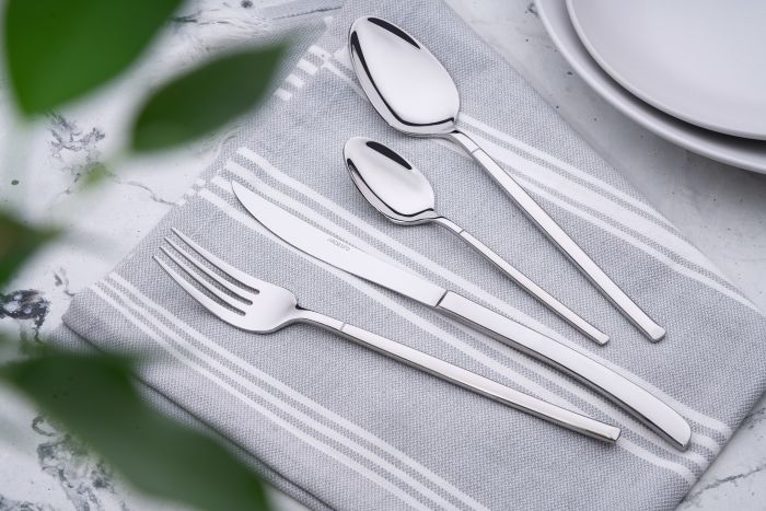 Набір столових приборів ARDESTO Black Mars Monza, 24 прибори, нержавіюча сталь