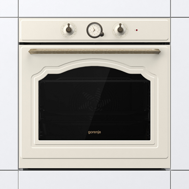 Духова шафа Gorenje електрична, 77л, A+, шампань